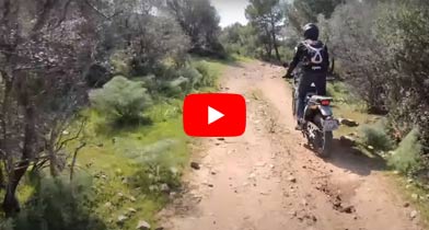 vidéo off road moto en Corse Royal Enfield